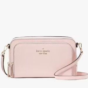Kate Spade Staci Dual Zip Around Crossbody KG036 Peony Blossom NWT